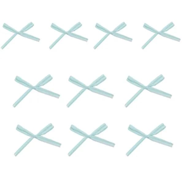 Аппликации-бантики из ленты, Зеленый - 10