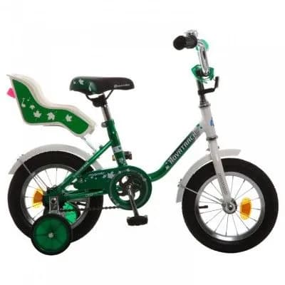 Велосипед детский 12" NOVATRACK Maple 2017 на рост 90-100 см (1,5-3 года), зеленый