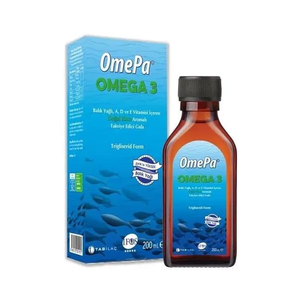 Яблочный сироп с Омега-рыбьим жиром, 200 МЛ