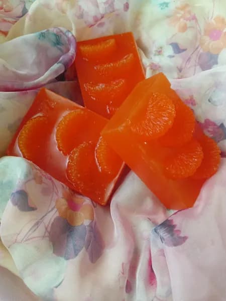 Мыло ручной работы мандариновое
