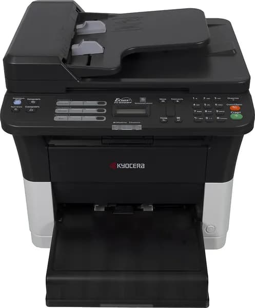 МФУ лазерный Kyocera FS-1025MFP черно-белая печать A4 Duplex белый (1102M63RU0/RUV/RU2/NX2/DZ2)