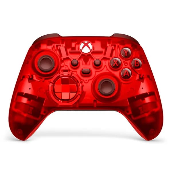 Xbox Геймпад Pulse Cipher, Bluetooth, красный, прозрачный
