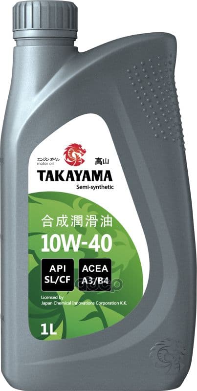 TAKAYAMA 10W-40 Масло моторное, Полусинтетическое, 1 л