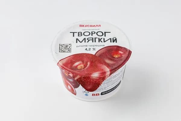 Творог мягкий "Вишня-черешня" однородный 4,2%, 150 г