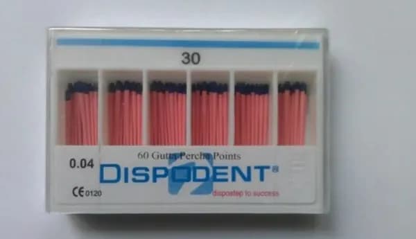 Штифты гуттаперчевые 06 №15, 60шт (Dispodent)