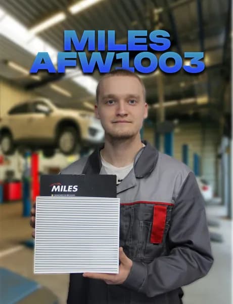 Фильтр салона Хендай Крета Туксон Солярис Рио HYUNDAI CRETA 16-/TUCSON 16-/ Solaris II 17- / KIA RIO 17- AFW1003 Miles