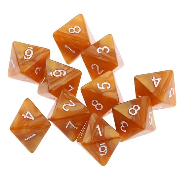 10 шт./Компл. Игра кости