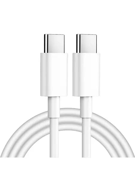 Кабель для мобильных устройств USB Type-C/USB Type-C, 0.3 м, слоновая кость