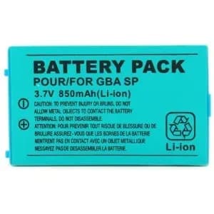 Аккумуляторная батарея для Game Boy Advance SP Li-ion 850mAh (GBA)