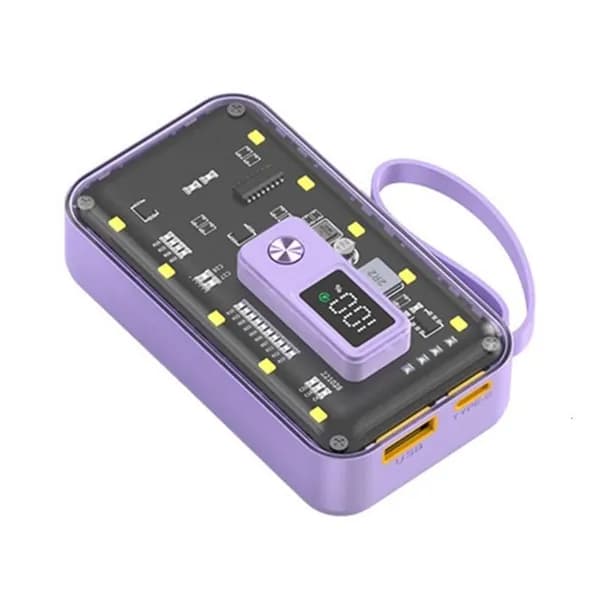 Внешний аккумулятор, фиолетовый, 13AC807604-PL_QJQ