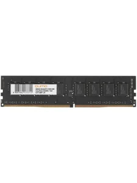 QUMO Оперативная память Модуль оперативной памяти DDR4 QUMO QUM4U-8G2666P19 8Гб 2666MHz DDR4, 2666 МГц, 1 x 8 ГБ (QUM4U-8G2666P19)