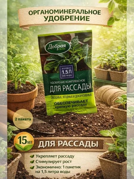 Удобрение для рассады