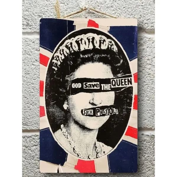 Sex Pistols постер металлический интерьерный на стену табличка 20 см х 30 см подарок музыканту на новый год