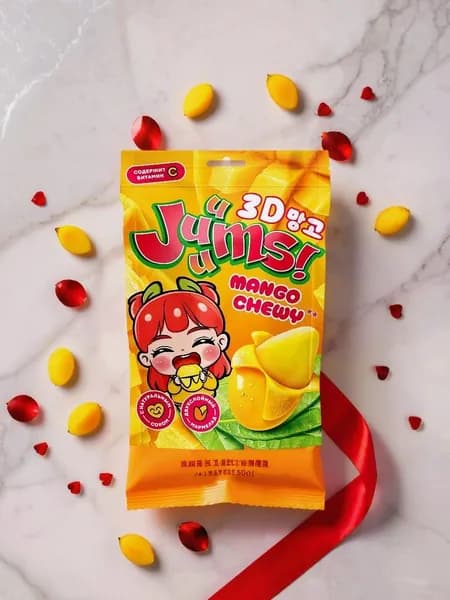 Жевательный мармелад манго с начинкой Juuums 70 г