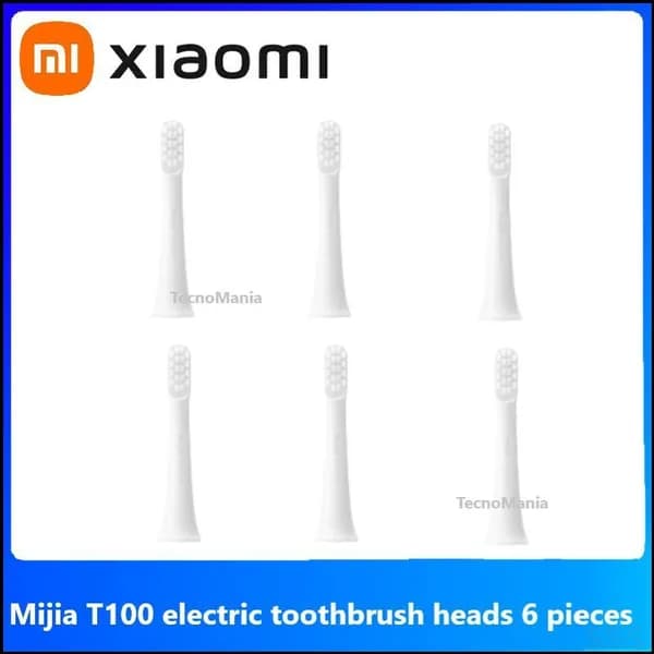 Сменные щетинки премиум для Xiaomi T100, 6 штук в упаковке