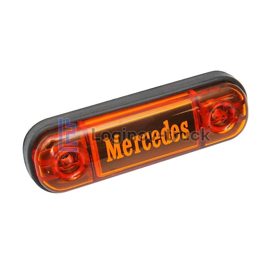 Габарит светодиодный mini neon led mercedes желтый 24v (26999)