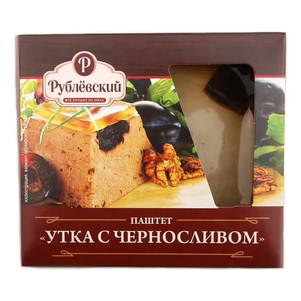 Паштет из утки Рублевский Деликатесный с черносливом 200 г