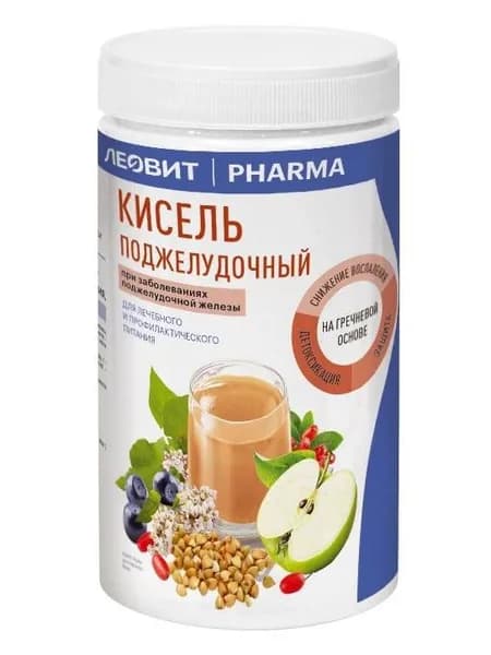 ЛЕОВИТ PHARMA. Кисель "Поджелудочный". Банка 400 г.