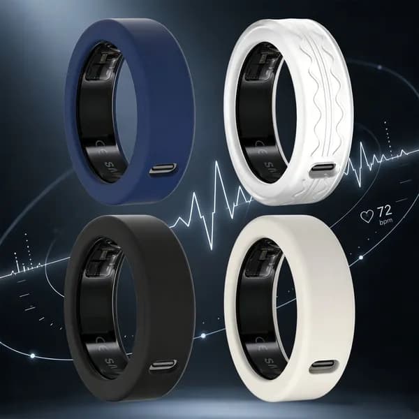 Чехол для умного кольца Oura Ring 5 из силикона, размер M, 4 штуки
