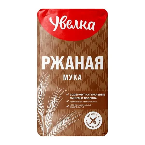 Мука Увелка ржаная 1.9кг