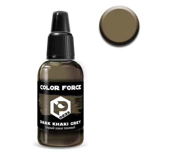 Pacific88 Aero COLOR FORCE Краска для аэрографа серый хаки темный (dark khaki grey),18 ml