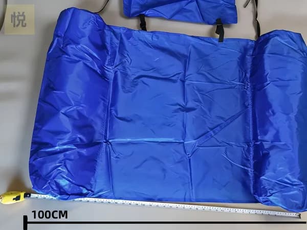 Надувное кресло для отдыха на воде, плавающий шезлонг со складной спинкой, синий