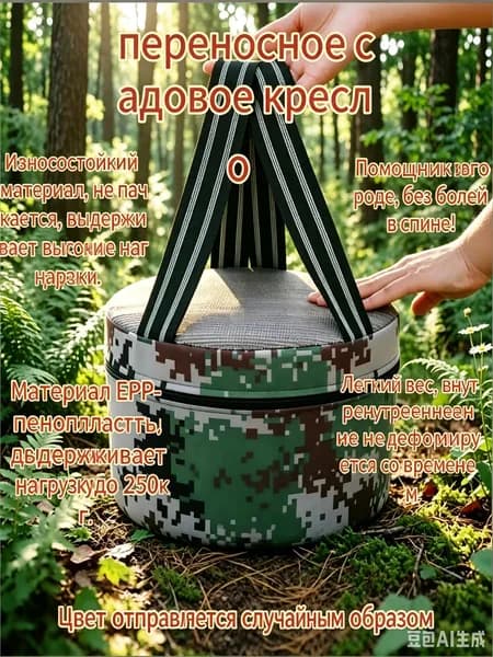 Садовый стул, Пенополиуретан, 25х25 см, 1 шт