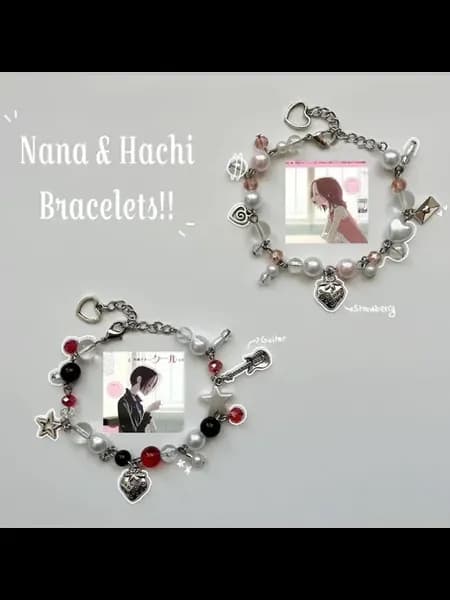 Браслет для девочек Nana & Hachi, цвет металла Nana