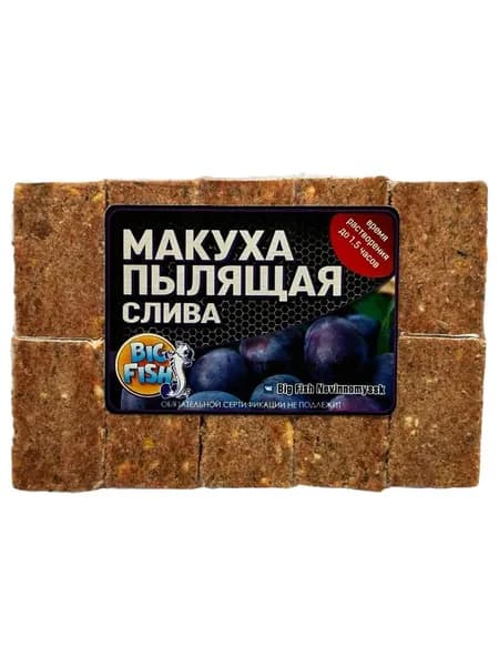 Макуха пылящая, жмых для ловли карпа, сазана Слива
