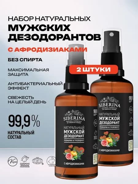 Набор дезодорант спрей от запаха пота парфюмированный