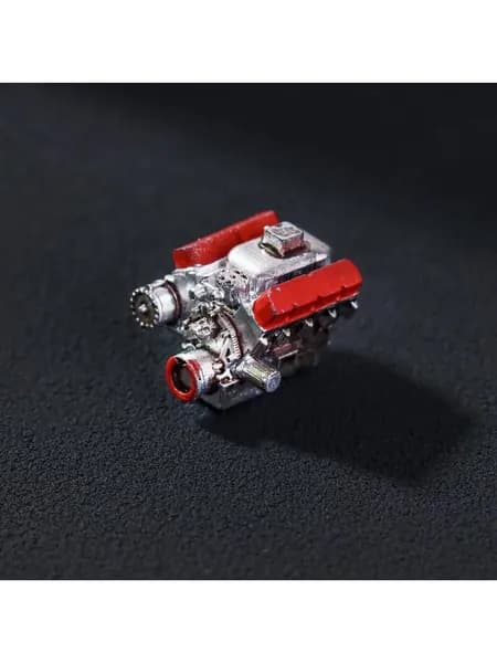 Миниатюрная имитационная модель двигателя в масштабе 1:64, Песочный стол, микро-гаражная сцена, орнамент для украшения коллекционного дисплея
