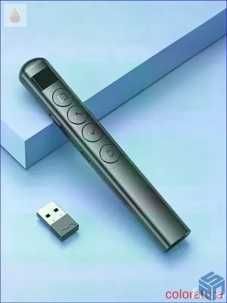 Практичный беспроводной кликер с лазерной указкой для презентаций, удобный премиум инструмент учителя