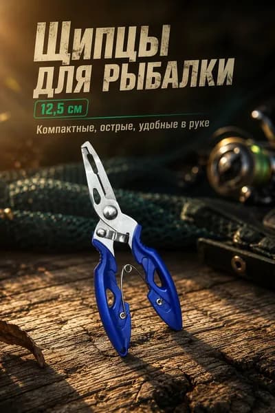 Рыбацкие плоскогубцы из нержавеющей стали, ножницы для лески, 12,5 см, для рыбалки и отдыха