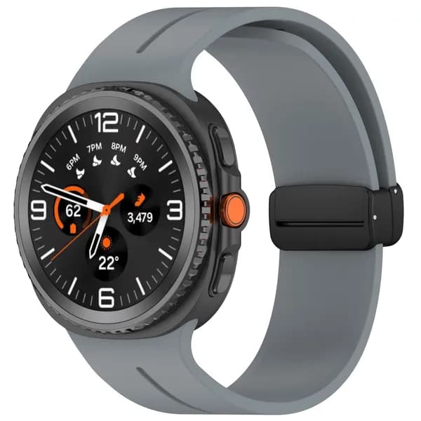 Ремешок для Samsung силиконовый для Samsung Galaxy Watch 8 / 8 classic,Магнитная пряжка