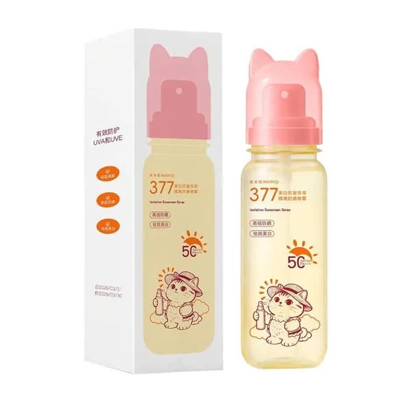 Солнцезащитный спрей для лица и тела SPF 50 PA+++ отбеливающий 90 мл