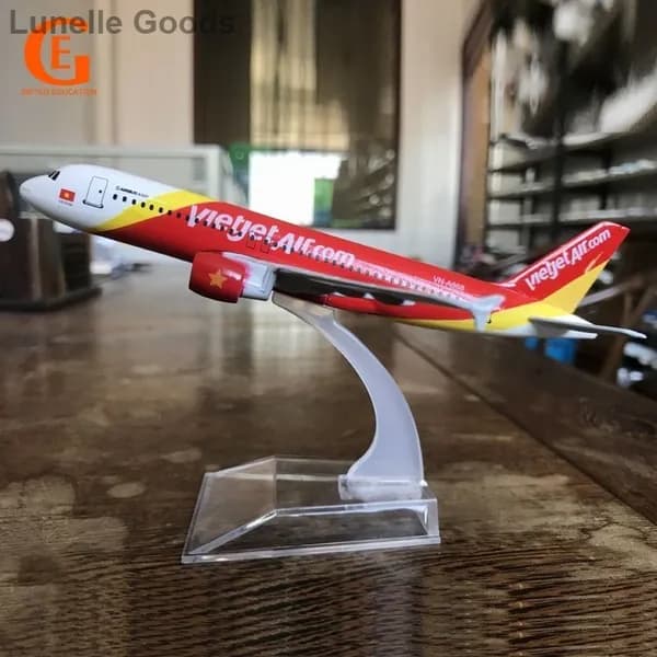 Металлическая Модель Самолета Аэробус 320 VietJet Air