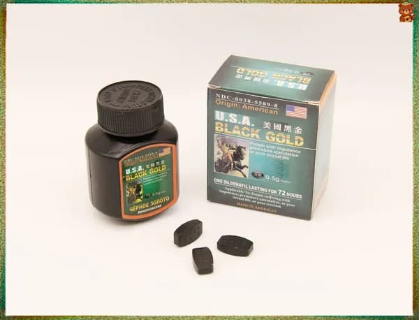 Черное золото (USA Black Gold) 16 таблеток возбуждающий препарат, для повышения потенции, мощный мужской возбудитель, витамины для мужчин для потенции, для эрекции