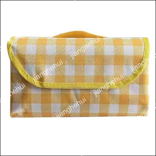 Складной туристический коврик для пикника, желтый, 100x150 см-zx 140