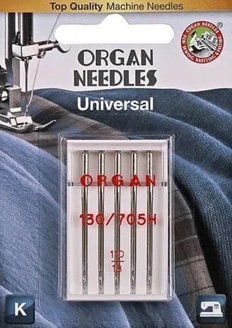 Иглы ORGAN универсальные 5/110 Blister