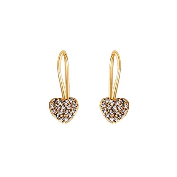 GOLDEN EAGLE Серьги ювелирные Золото красное 585 пробы