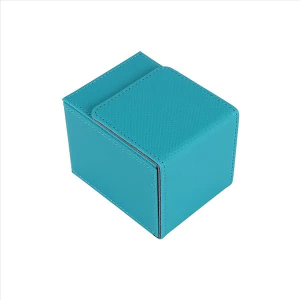 K3(P A E Q) Картонный футляр совместим с колоды Коробка карт рукавами Binders: 100 +, небесно-голубой