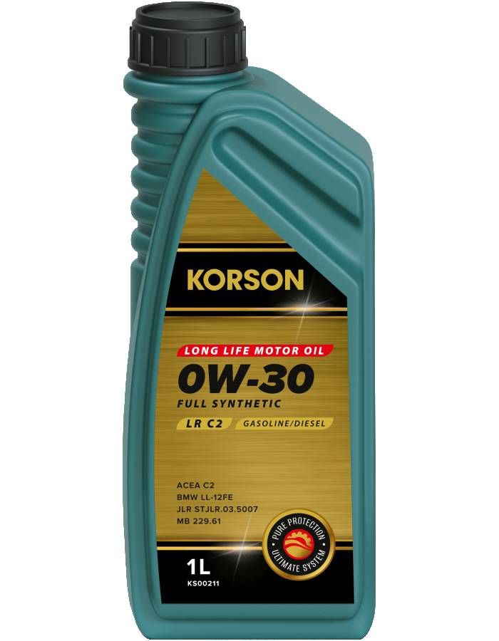 KORSON 0W-30 Масло моторное, Синтетическое, 1 л