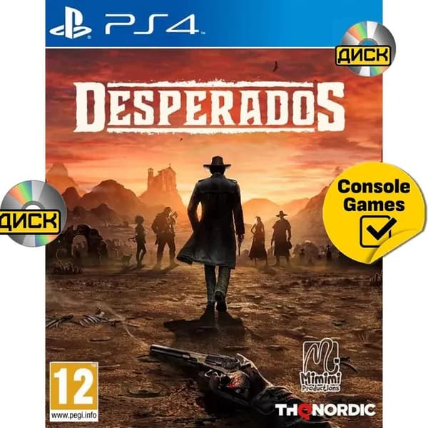 Игра PS4 Desperados 3 III (PlayStation 4, Русские субтитры)