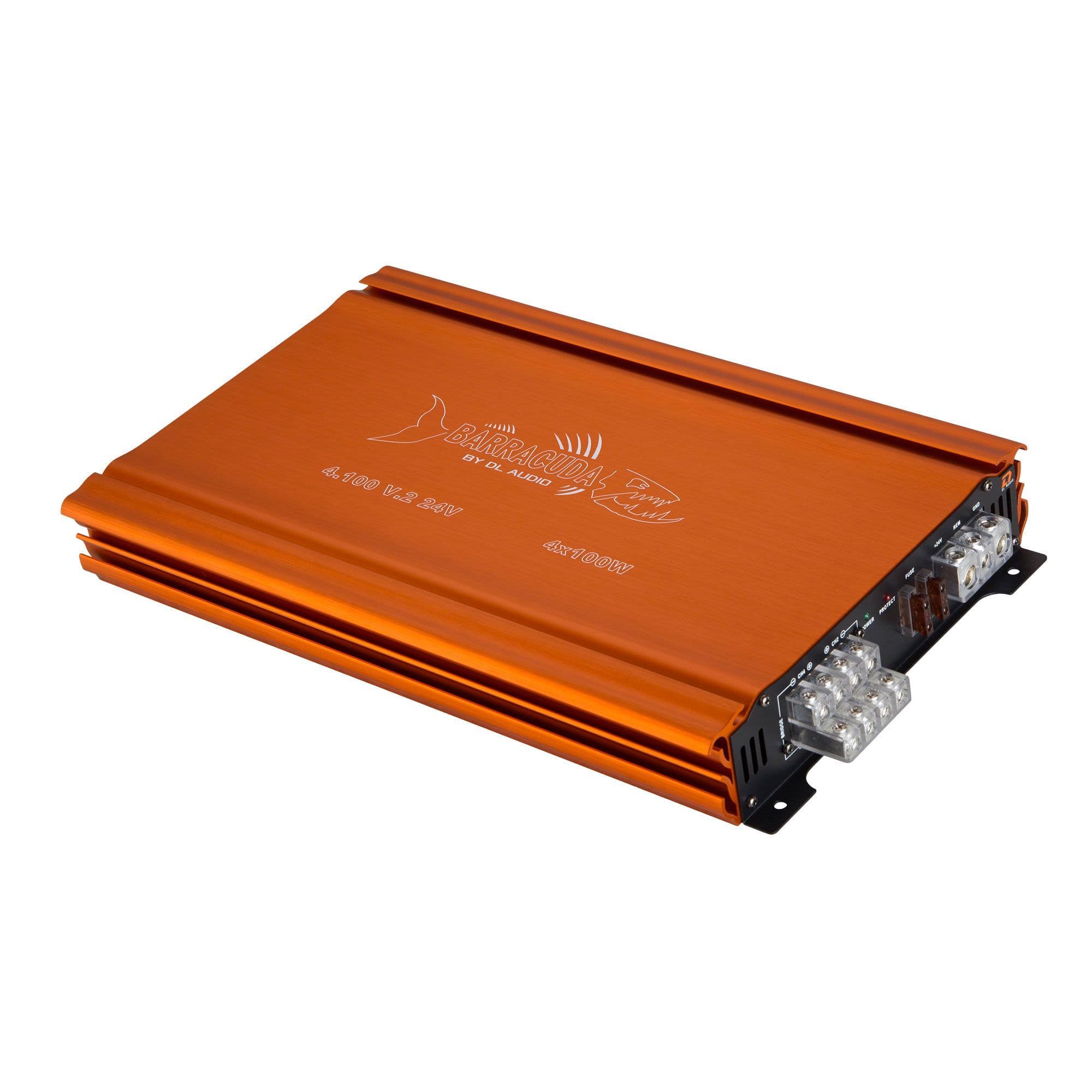 Автомобильный усилитель 4 канала DL AUDIO BARRACUDA 4.100 v.2 24V. Товар уцененный