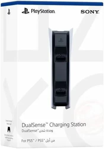 Эксклюзивная зарядная база Sony DualSense для двух контроллеров PS5, цвета белый и черный