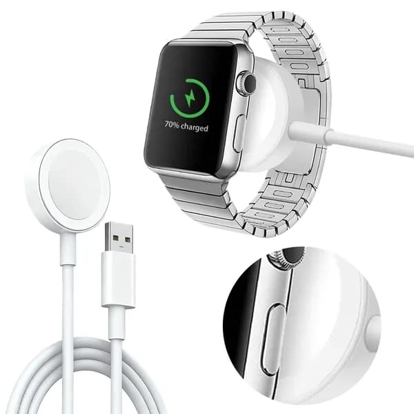 Беспроводное зарядное устройство для Apple Watch с магнитным креплением и разъёмом USB-C