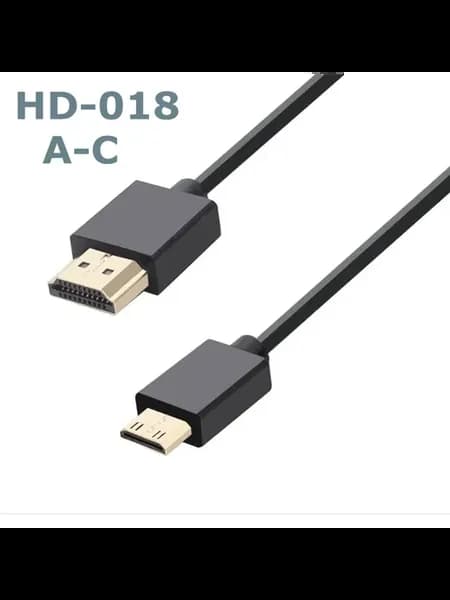 Micro HDMI to HDMI to Mini HDMI кабель 0.3m, AM CM
