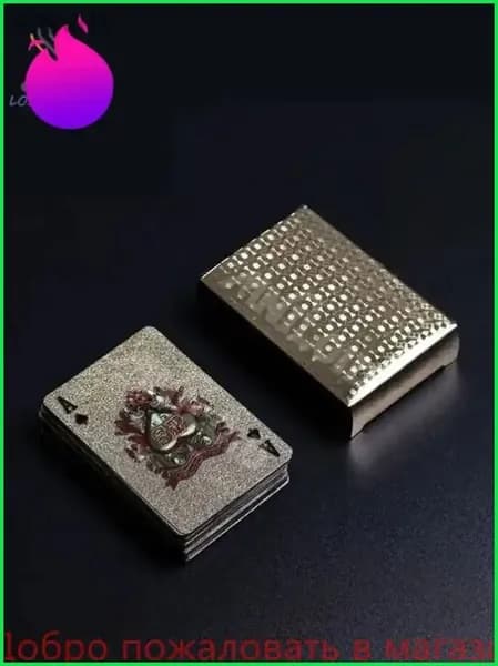Карты Неоновые Игральные 54 Шт, / Подарочные Для Покера, Карточных Игр,водонепроница