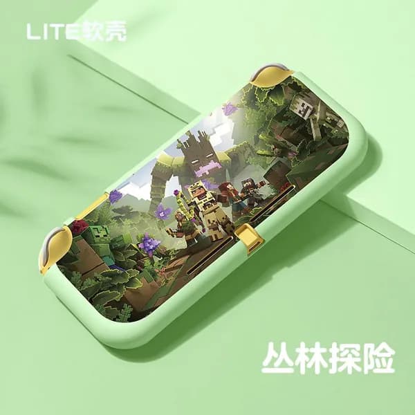 Minecraft Nintendo New Switch матовый защитный чехол NS OLED, разделенный TPU цветной корпус