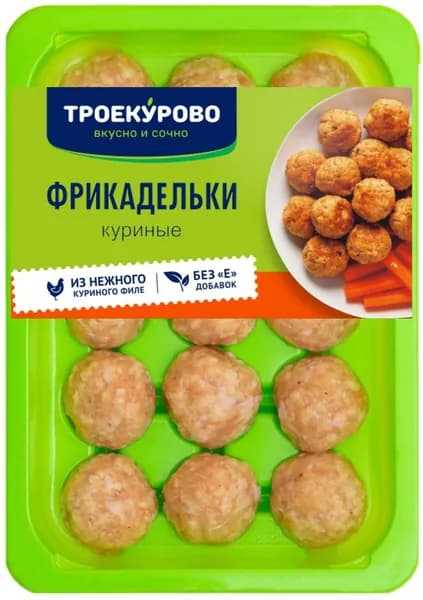 Фрикадельки куриные 300 г, Троекурово, охлажденные